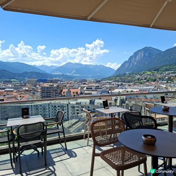 奧地利旅遊好去處💯Adlers Roof Top Bar