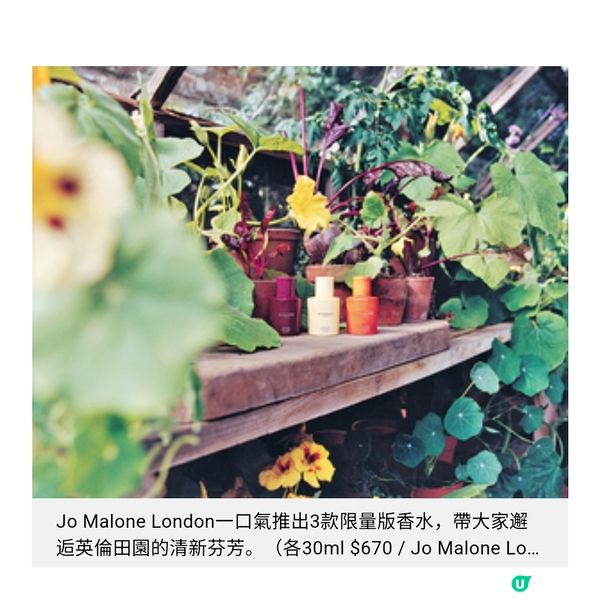Jo Malone London

田園味道