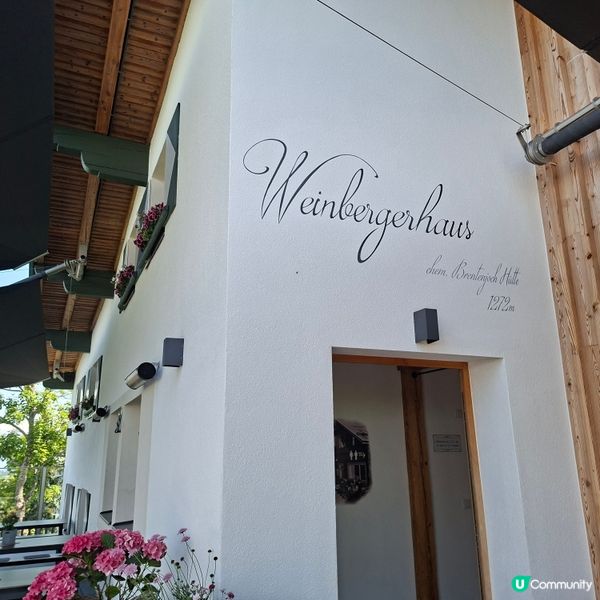 1272米高山上的餐廳Weinbergerhaus食評體驗