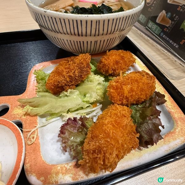屯門魚匠屋 炸蠔烏冬定食🍱