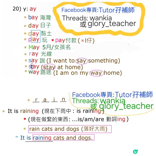 系統法快速改善英文串字問題💯