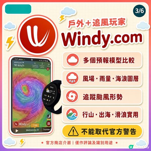 5 款熱門天氣 App 邊款最適合香港人？