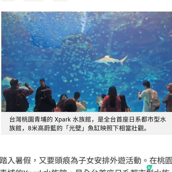 台灣暑假親子樂桃園遊日系水族館