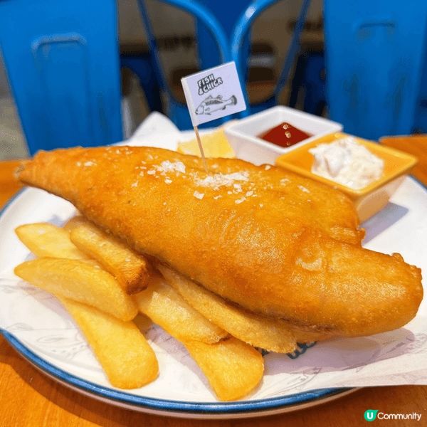 第一張圖片，是近日去一間專做Fish and Chips的小...