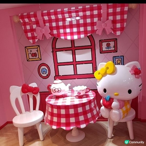 朝聖首爾吉蒂貓餐廳精品店🐱🍎🍽