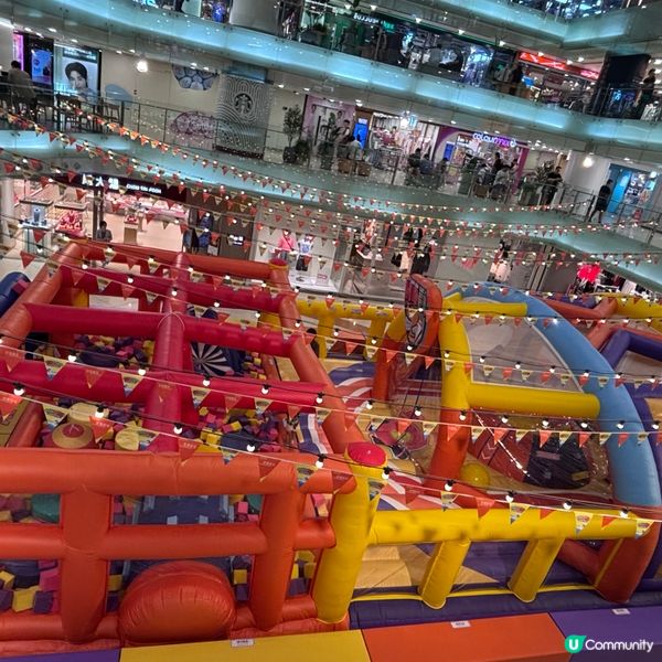 香港/「Hyper充氣極限障礙賽」帶埋小朋友嚟荃灣狂歡😆