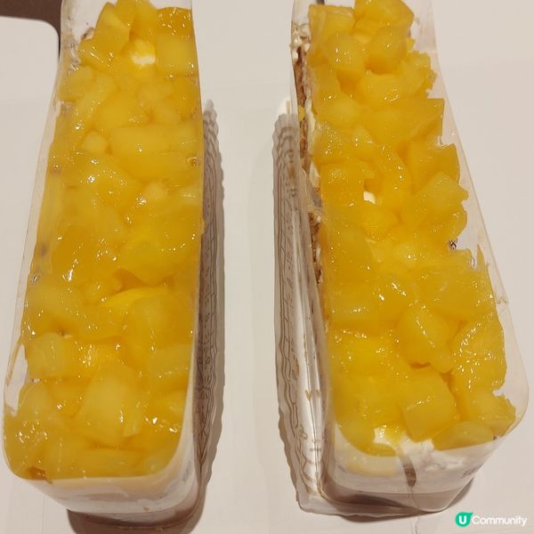 芒果拿破崙切餅