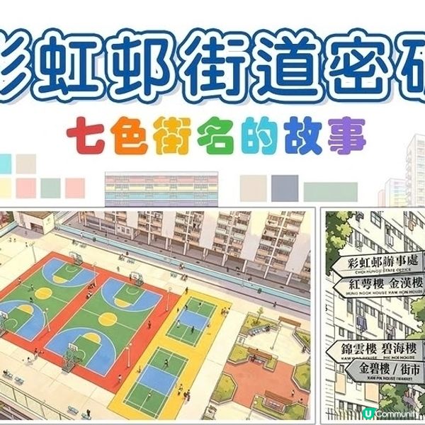 【 彩虹邨街道密碼】
