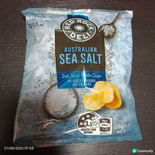 Red Rock Deli薯片