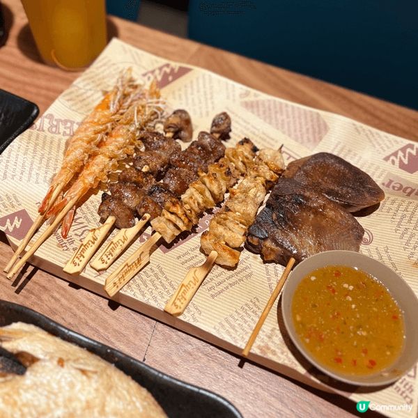 今次嚟到觀塘的「堅豐廚房X聰明燒串燒專門店」食晚飯～