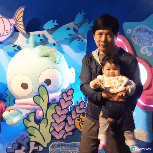 放假最啱帶小朋友去海洋公園睇下動物，打卡影相，而我喜愛san...