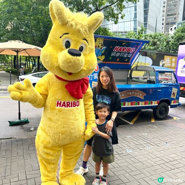 🚌 嘩!今日見到HARIBO 藍色車❤️