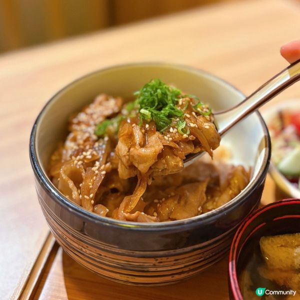 豚肉生薑燒丼！Lunch夠抵食！🤤