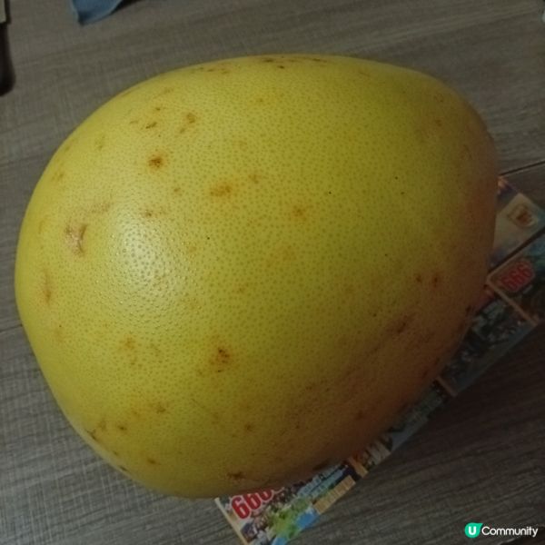 巨大柚子🌕開箱！唔膩又清爽😋