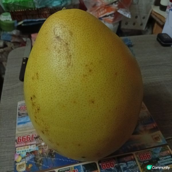 巨大柚子🌕開箱！唔膩又清爽😋