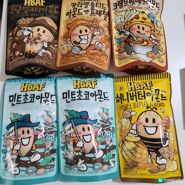 韓國零食分享🍭🥜🍬🧃