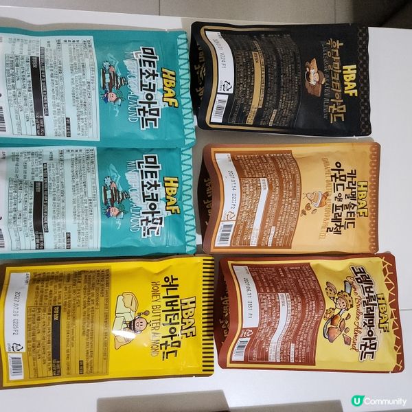 韓國零食分享🍭🥜🍬🧃