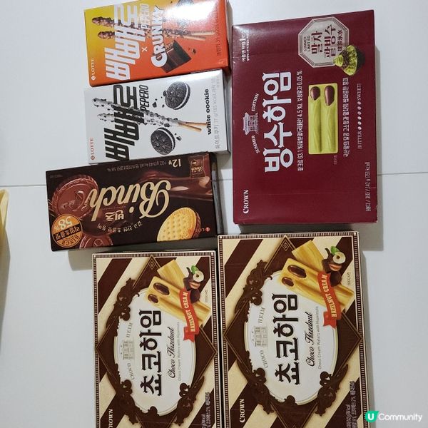 韓國零食分享🍭🥜🍬🧃