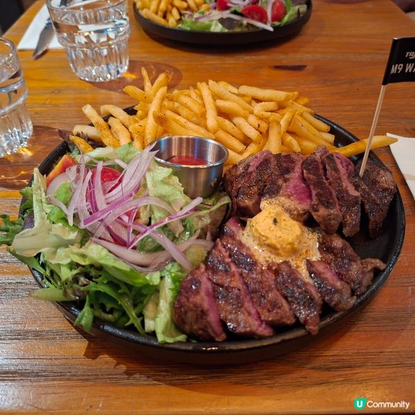 ✨港島區灣仔扒房Flat Iron Steak品嚐和牛