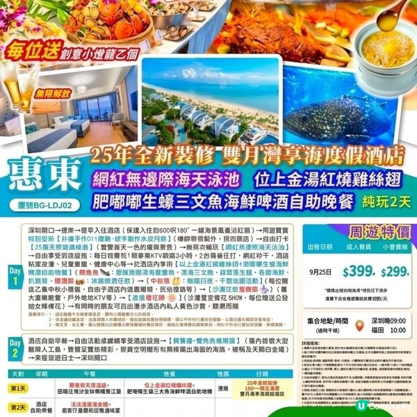 【實測⚠️] 雙月灣二日一夜入住25年全新裝修⁉️酒店