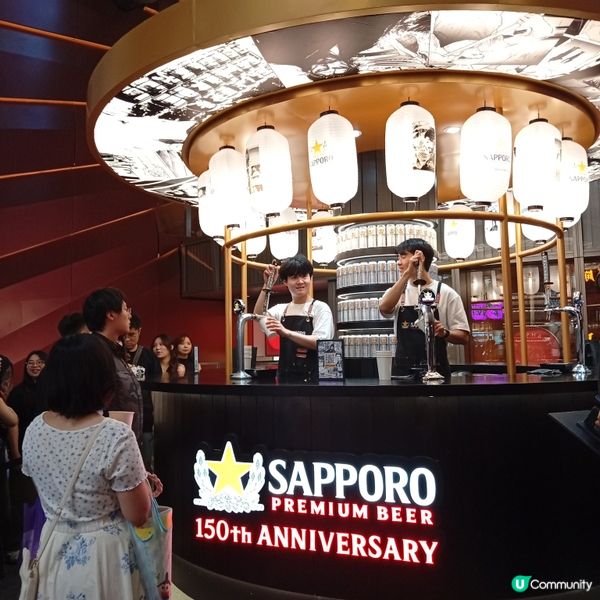銅鑼灣SAPPORO免費生啤！🍻