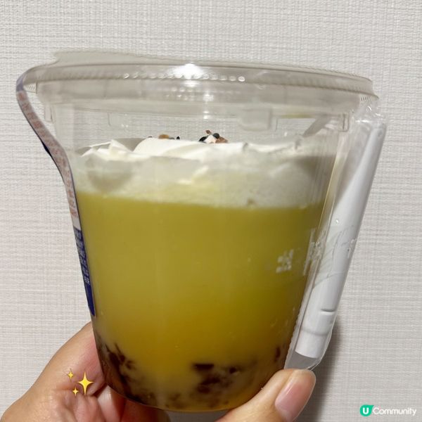 🍠 日本7-Eleven新品!大學芋風味拿鐵(含蕨餅)