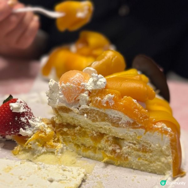 元朗名物😋金蘋菓餅店芒果鋪面蛋糕🥭🎂