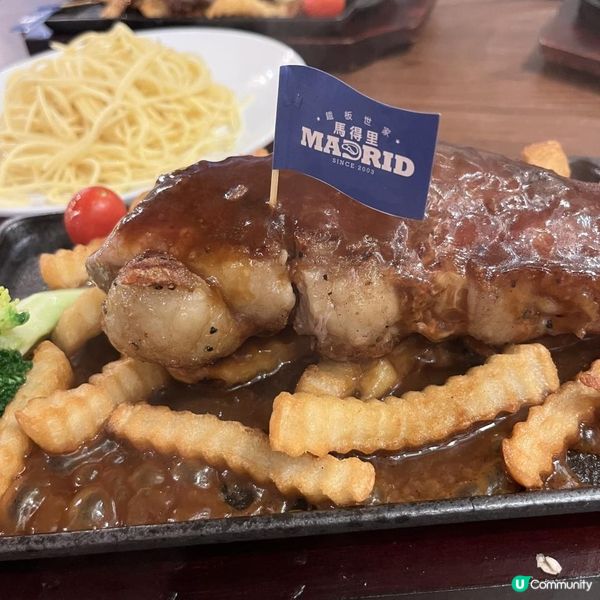 🩷大大份熱辣辣懷舊鐵板餐