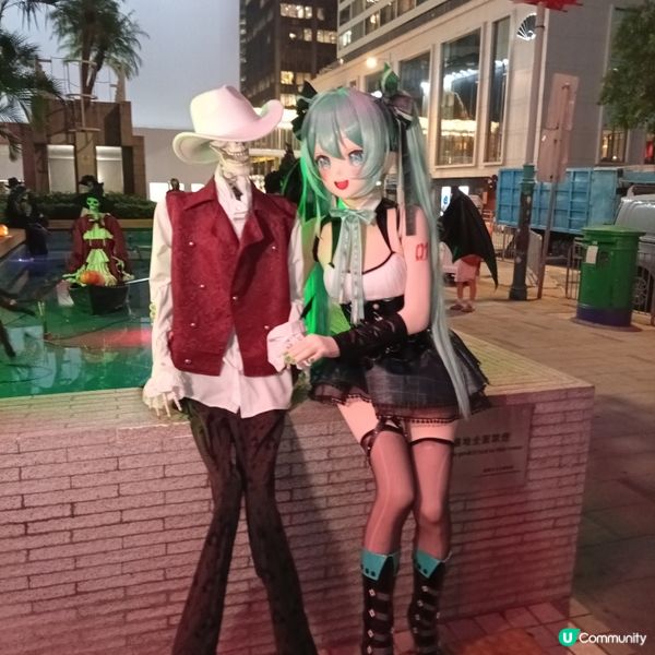 皇后像廣場化身萬聖節打卡熱點👻