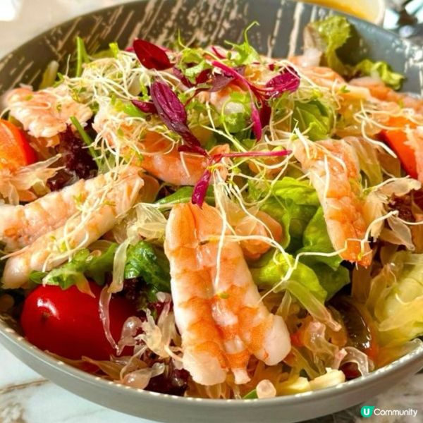 蝦🍤柚子雜菜沙律新鮮健康