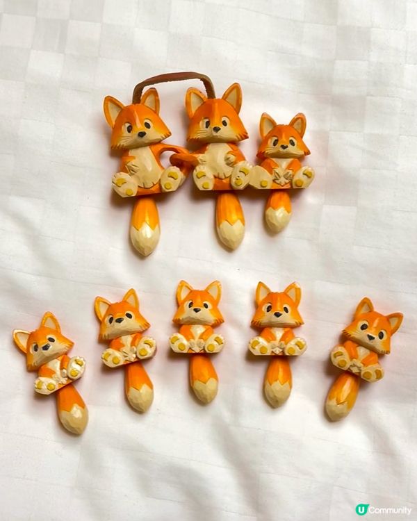 手工狐狸🦊掛墜