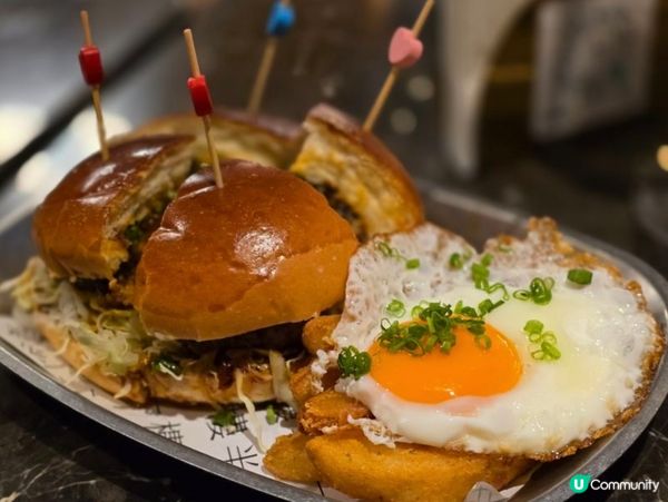 牛肉芝士漢堡包🍔配雞蛋🍳薯條🍟大滿足😌