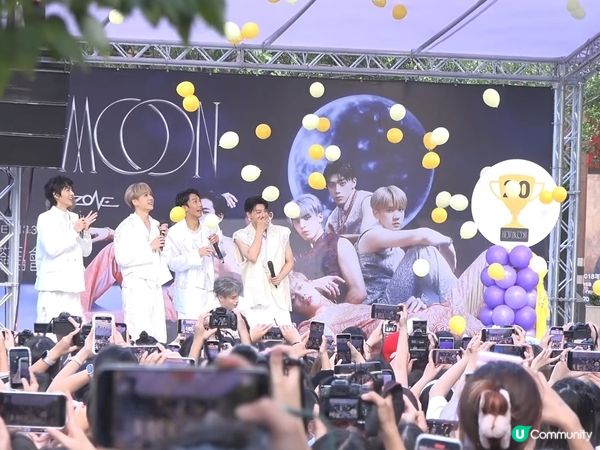 台灣超人氣男團Ozone簽唱會💜粉絲逼爆信義區🥰