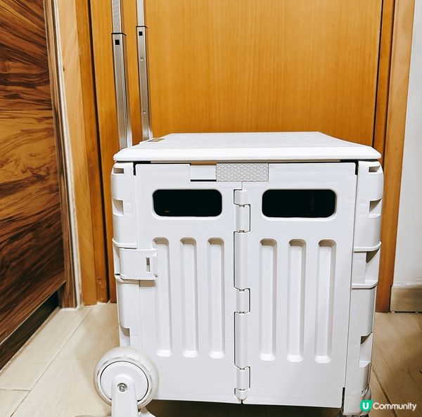 超好用買餸神器！白色摺疊車🛒