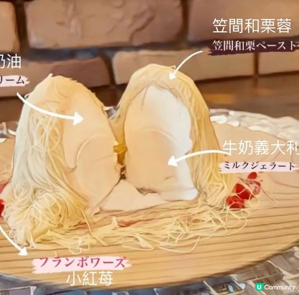 🔥細絲極正❣️0.5mm的和栗蒙布朗🥇連續兩年冠軍