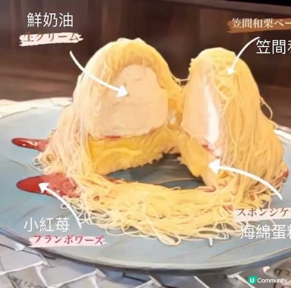 🔥細絲極正❣️0.5mm的和栗蒙布朗🥇連續兩年冠軍