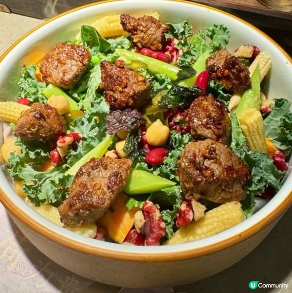 手打肉丸沙律菜