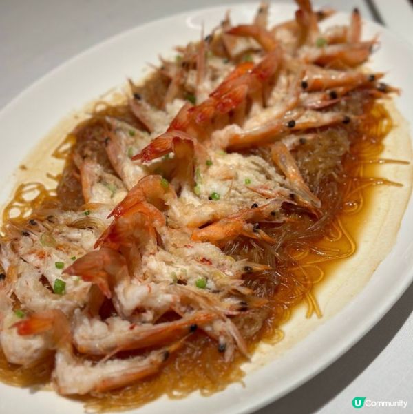 蒜蓉粉絲開邊蒸蝦