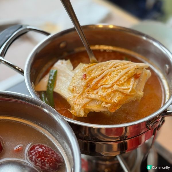 午市百幾靚牛一人鍋🍲湯底世一🥹