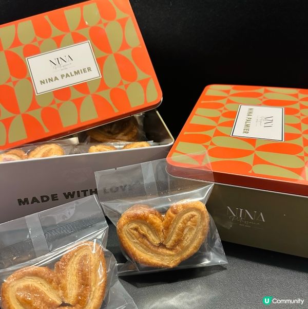 Nina如心蝴蝶酥，焦糖香脆😋下午茶必備！