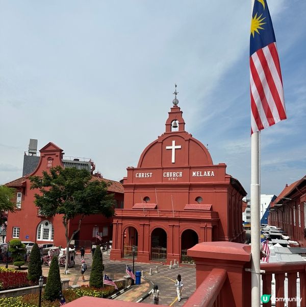 荷蘭紅屋打卡📸！感受馬六甲歷史文化🏛️！