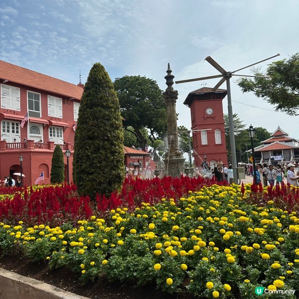 荷蘭紅屋打卡📸！感受馬六甲歷史文化🏛️！