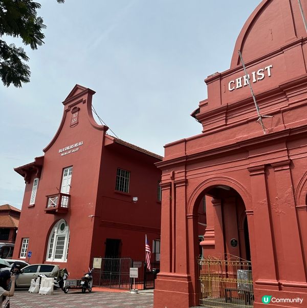 荷蘭紅屋打卡📸！感受馬六甲歷史文化🏛️！