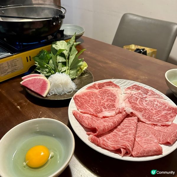 觀塘工廈高質壽喜燒🤤！和牛入口即溶！😋