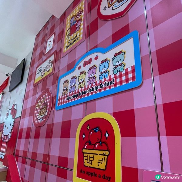 🍎紅白色Hello Kitty少女心爆發！🇰🇷💖