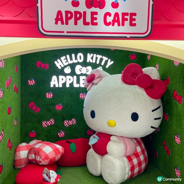 🍎紅白色Hello Kitty少女心爆發！🇰🇷💖
