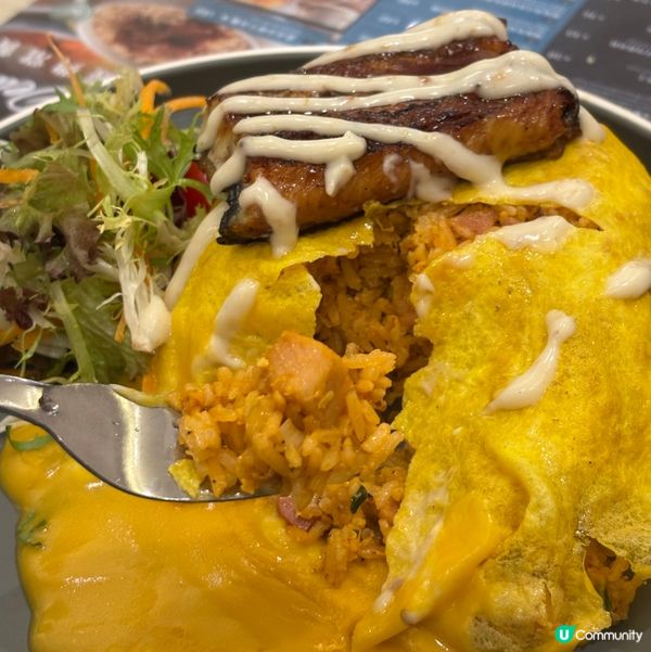 將軍澳「搵食工房」🏠🍚蛋包鰻魚飯😍😋