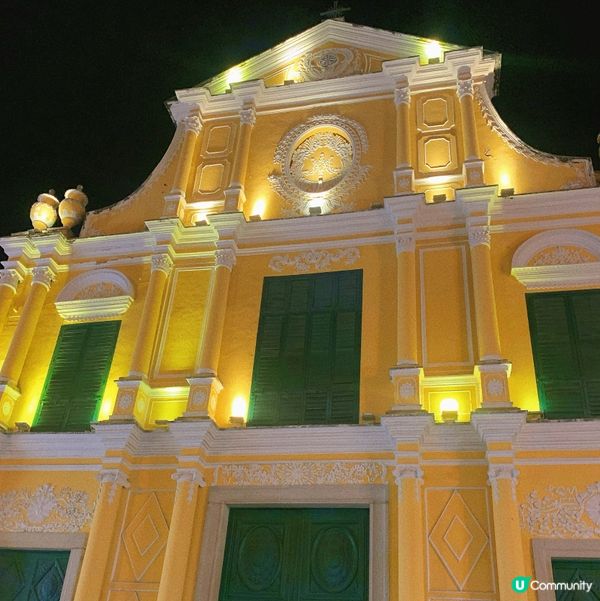 澳門｜打卡夢幻鵝黃色教堂⛪️