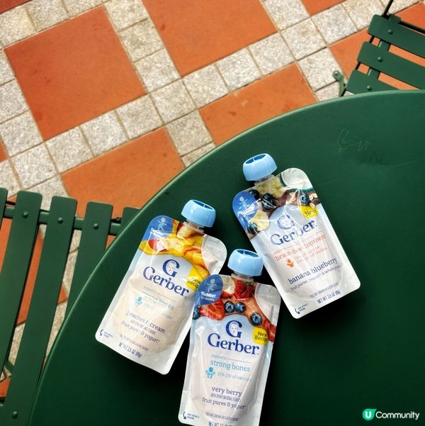 食到舔舔脷GERBER®️嘉寶果蓉Yogurt Pouch