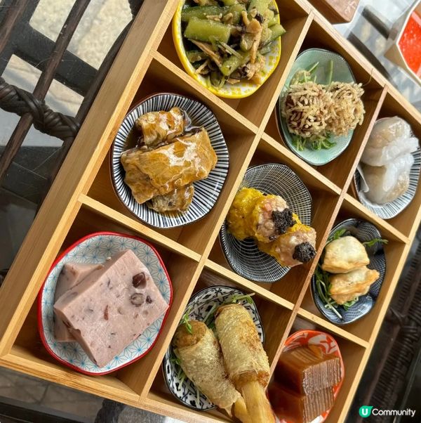 係某平台買左voucher去試樂茶軒既素食tea set